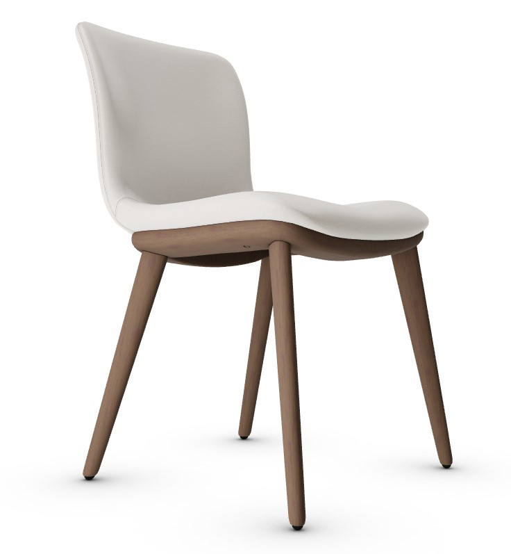Annie Malmo Fabric/Wood Dining Chair