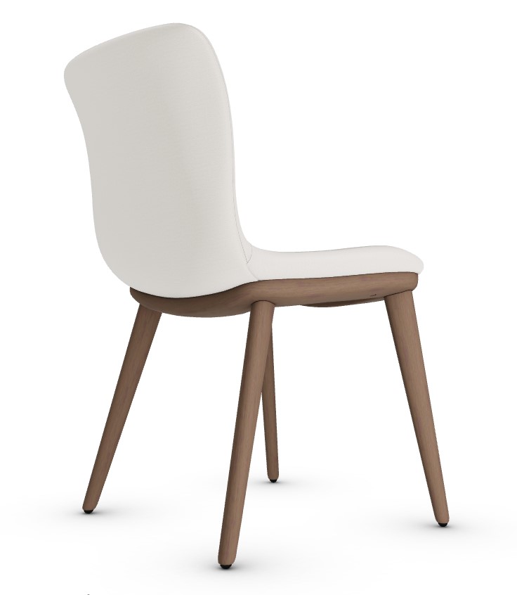 Annie Malmo Fabric/Wood Dining Chair