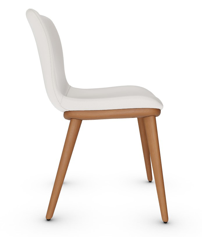 Annie Malmo Fabric/Wood Dining Chair