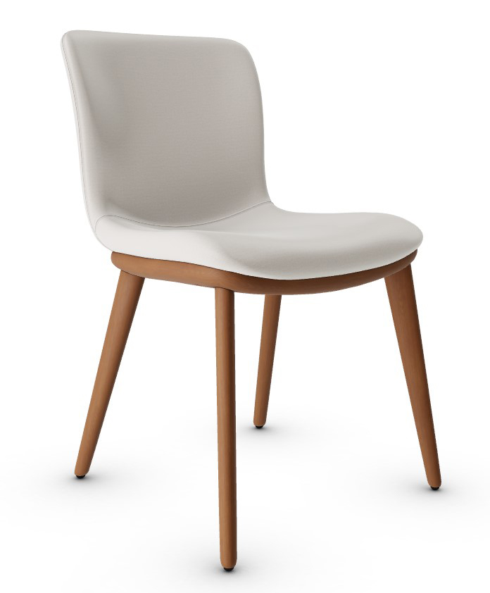 Annie Malmo Fabric/Wood Dining Chair