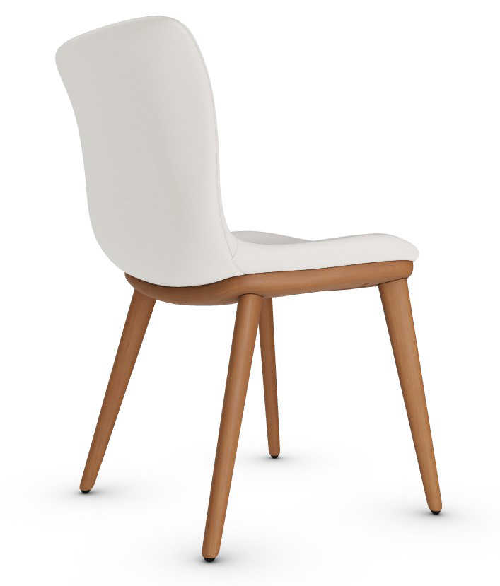 Annie Malmo Fabric/Wood Dining Chair