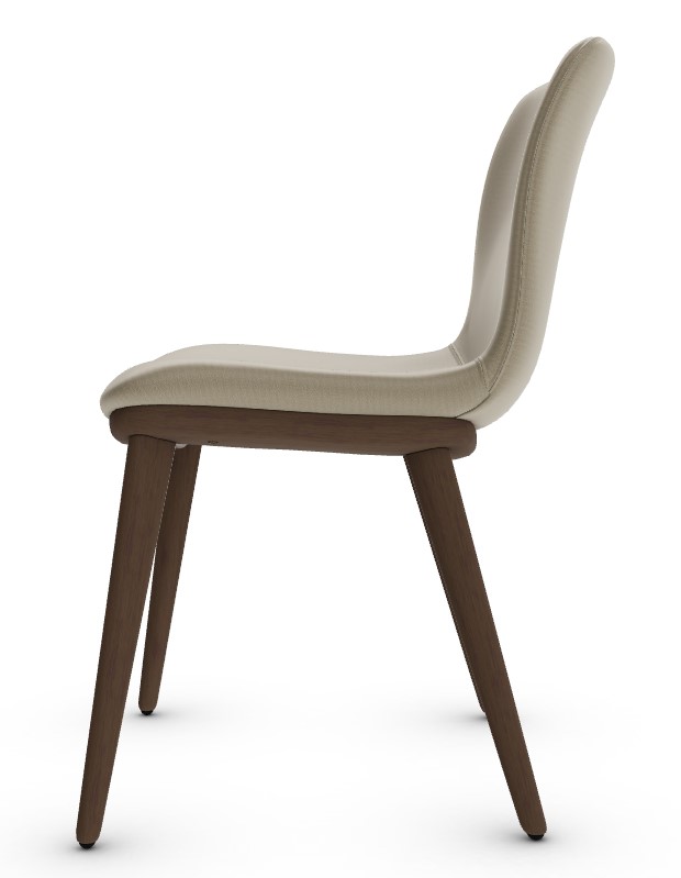 Annie Malmo Fabric/Wood Dining Chair