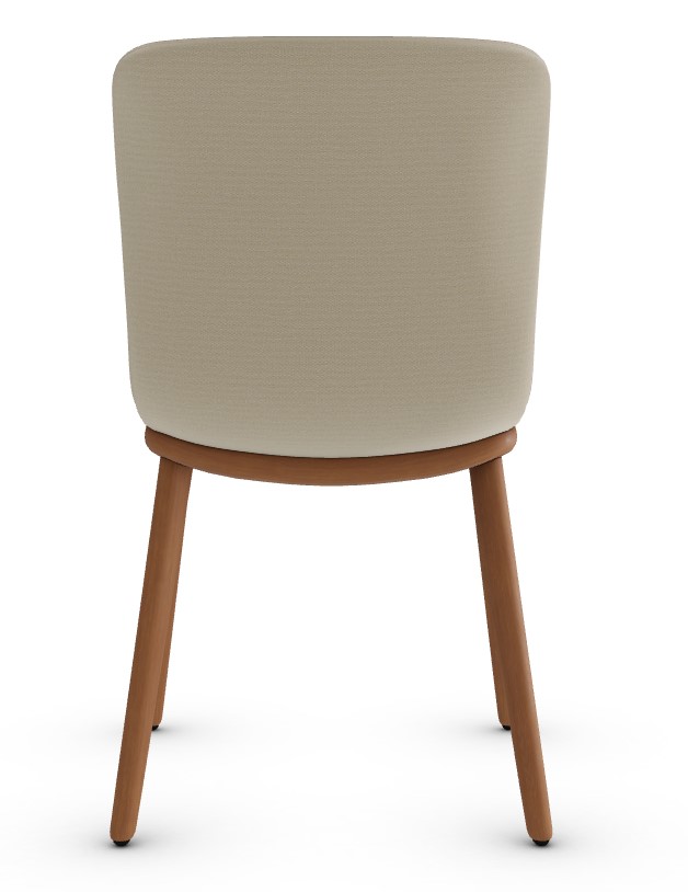 Annie Malmo Fabric/Wood Dining Chair