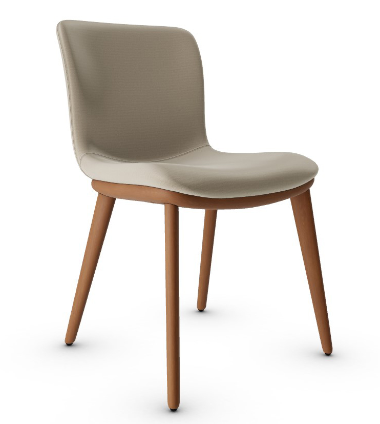 Annie Malmo Fabric/Wood Dining Chair