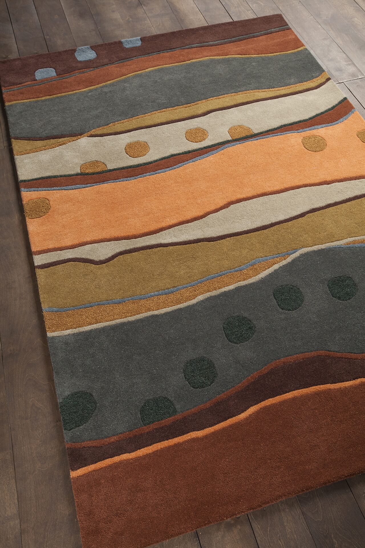 Antara Wool Rectangular Handmade Rug, 5' x 7'6"