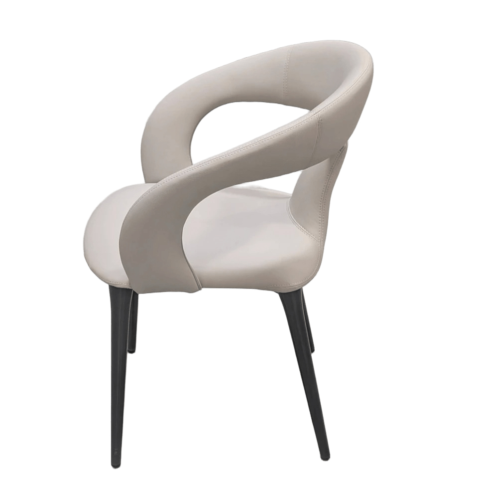Anya PU/Metal Dining Arm Chair