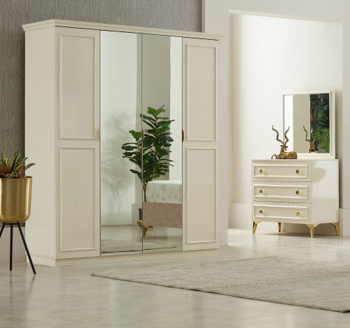 Apex 4-Door Wardrobe