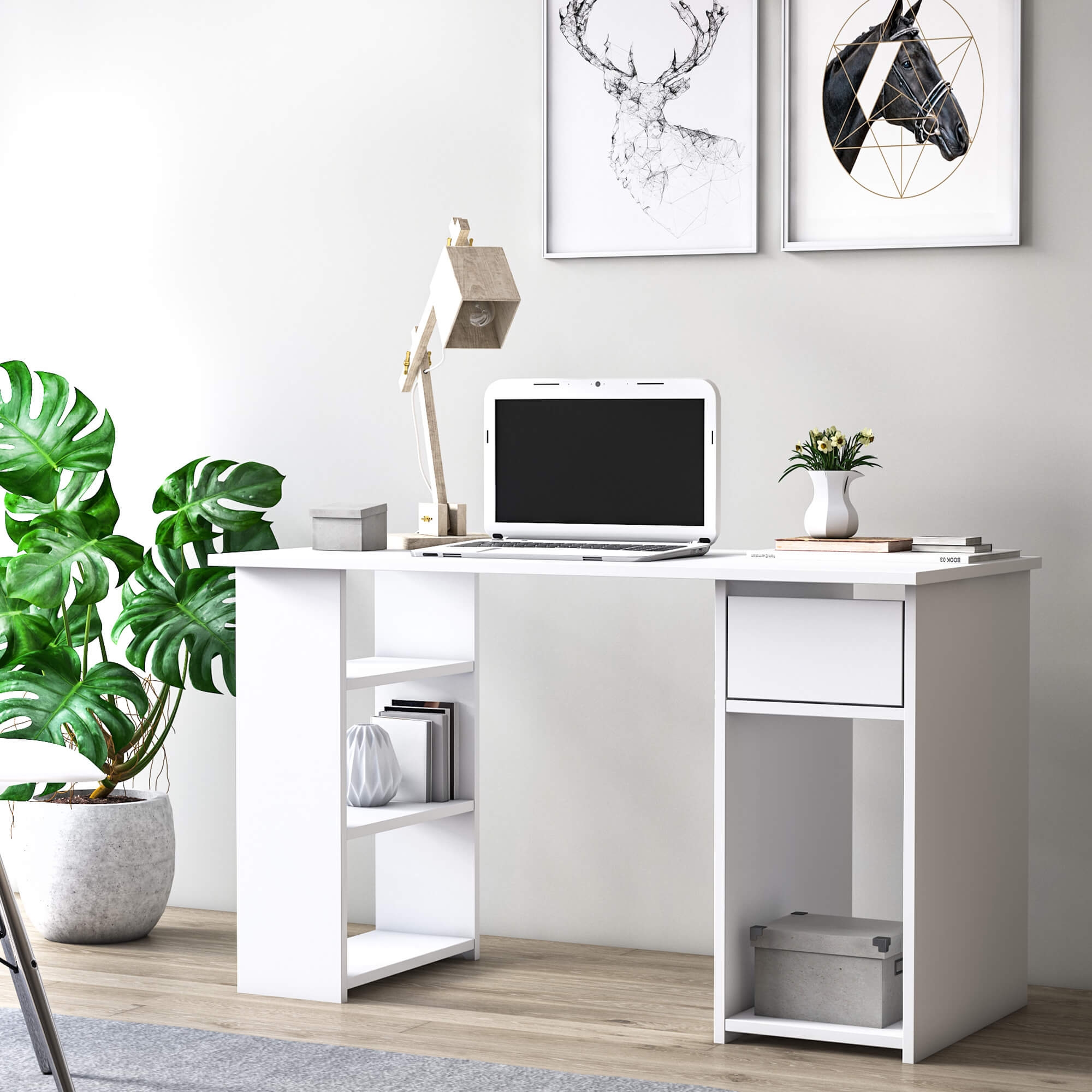 Arma Office Desk Modern Contemporary with Storage