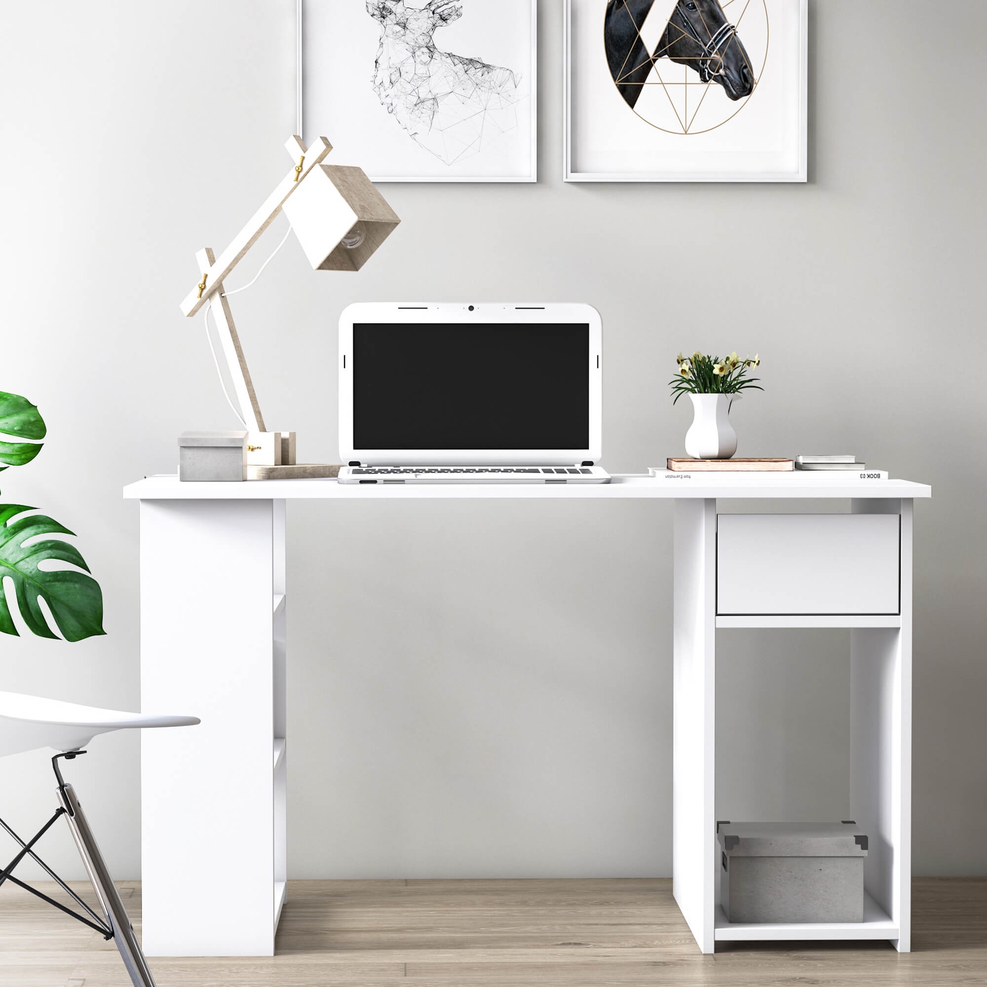Arma Office Desk Modern Contemporary with Storage