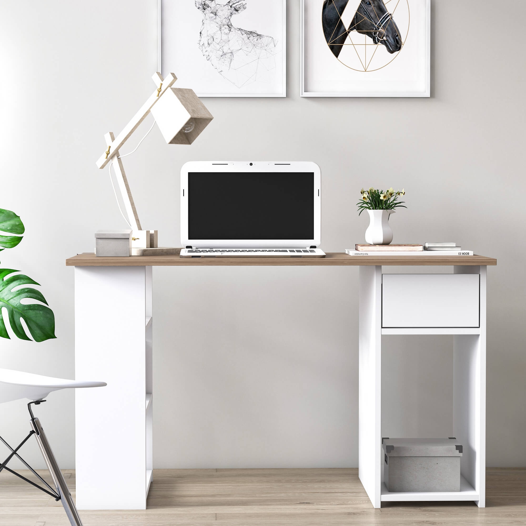 Arma Office Desk Modern Contemporary with Storage