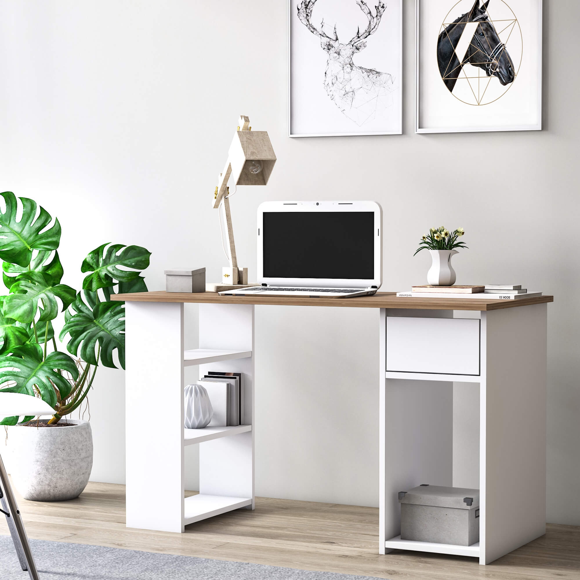 Arma Office Desk Modern Contemporary with Storage