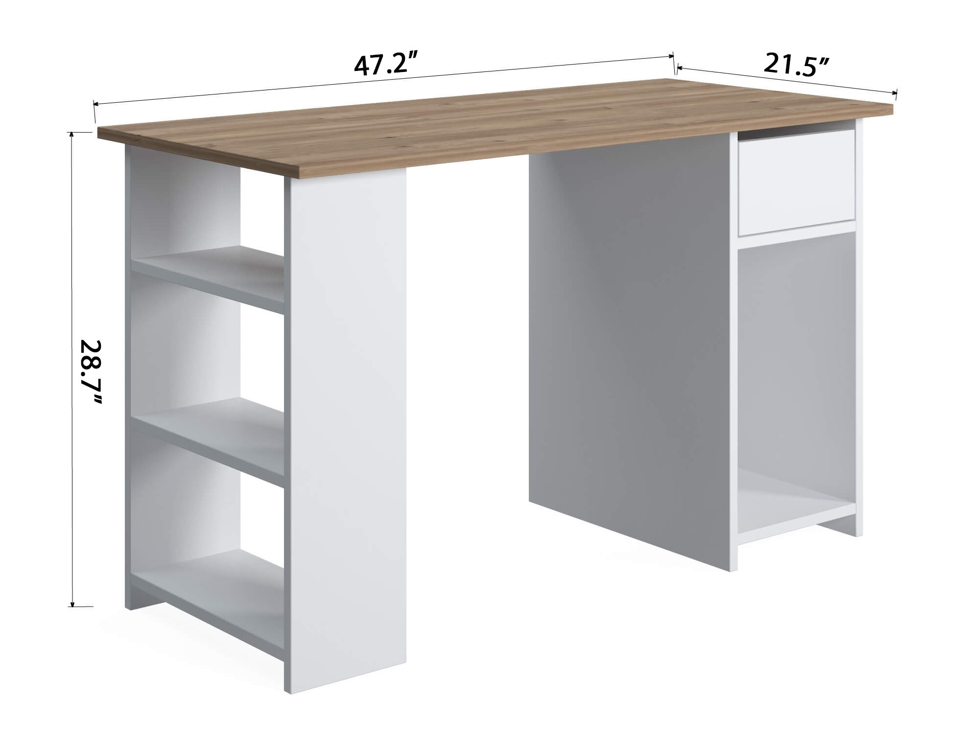 Arma Office Desk Modern Contemporary with Storage