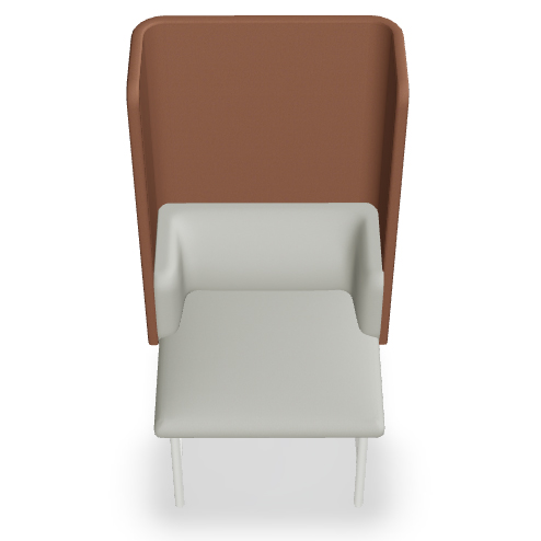 Agora 1 Segment Seating Bench white 