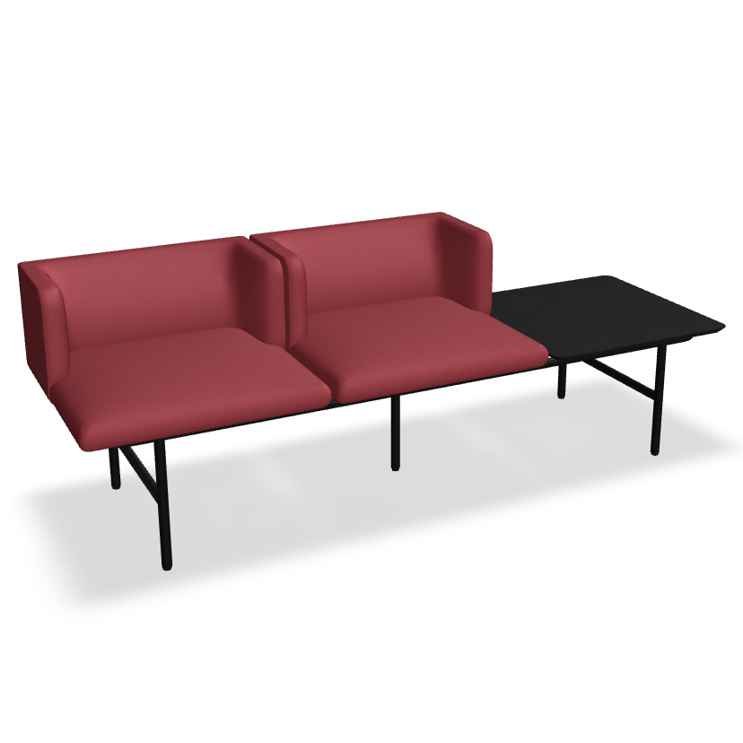 Reception sofa with tablet - DANAO