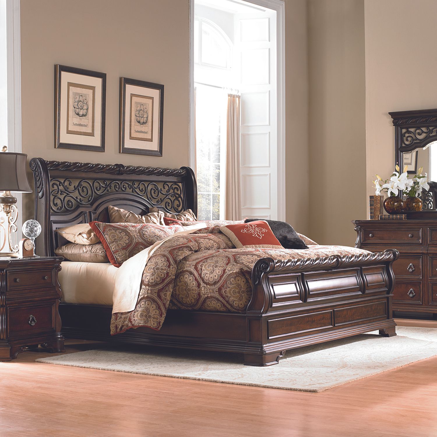 Arbor Place Wood 3-Drawer Night Stand