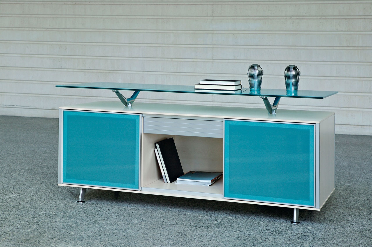 Block 20 Office Storage Cabinet w/Sliding Doors