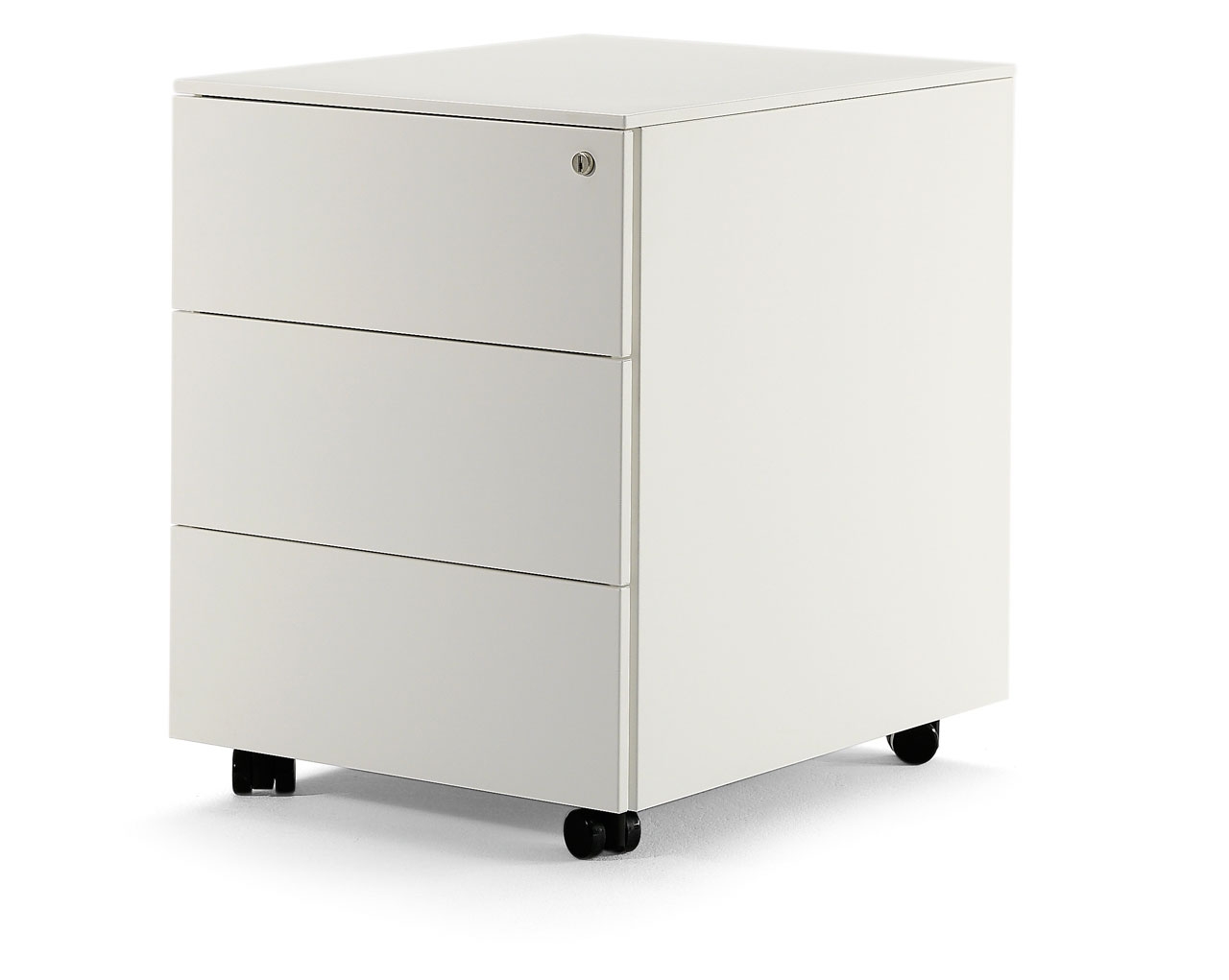 Metal Mobile Pedestal w/3 Drawers