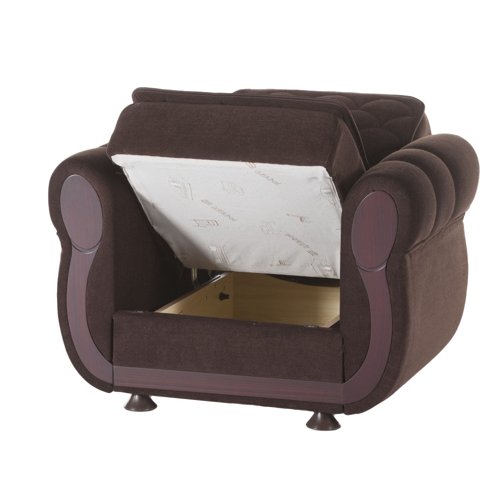 Argos Fabric Storage Sleeper Armchair