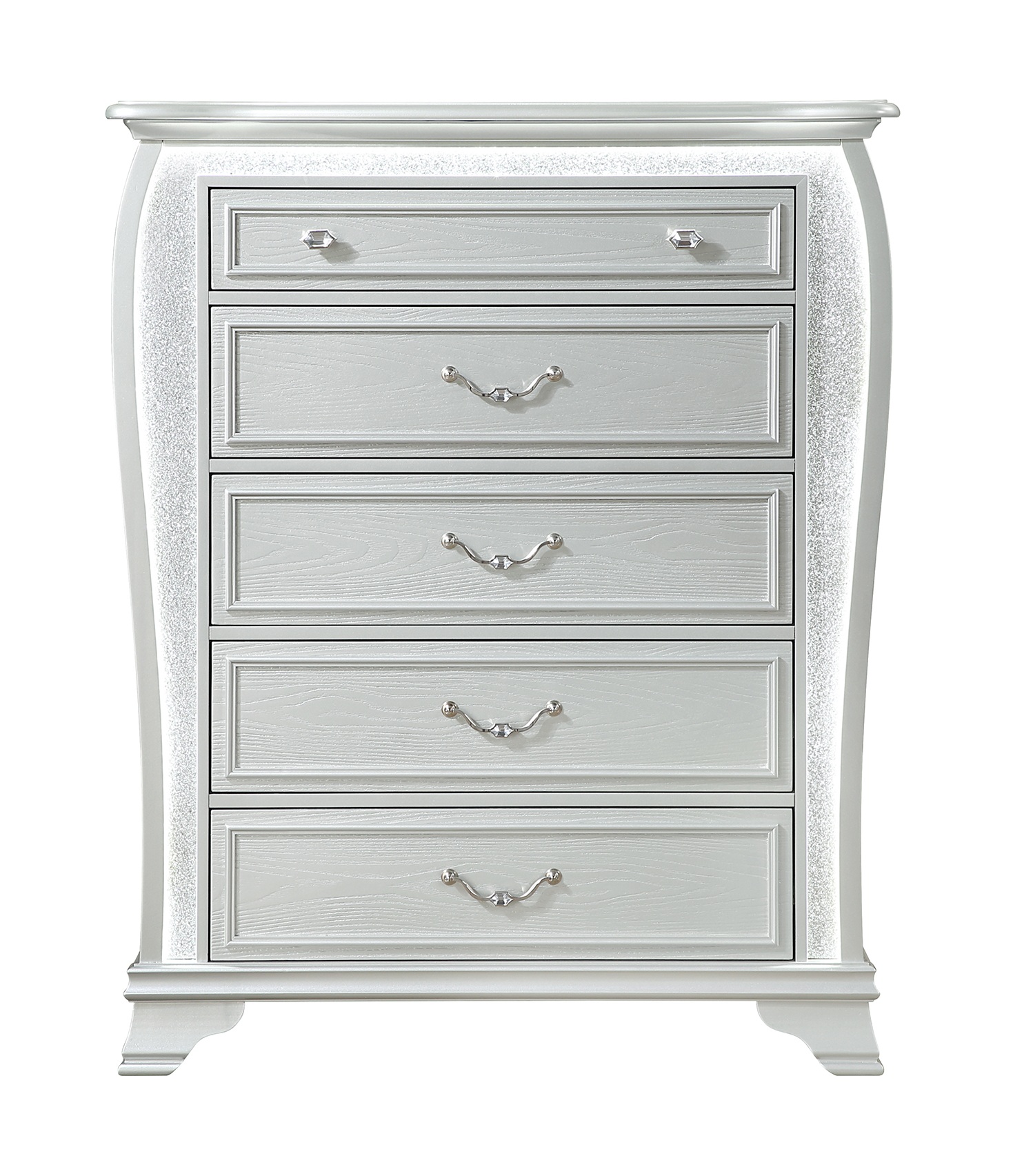 Aria Panel Bedroom Set with LED