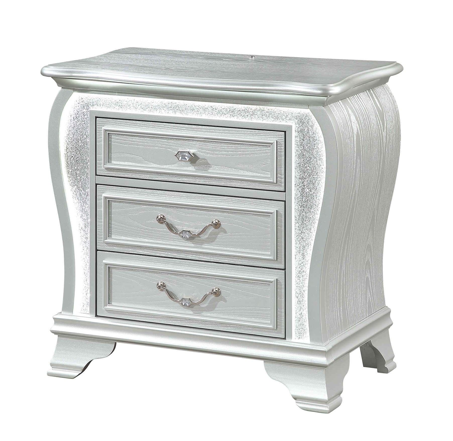 Aria Panel Bedroom Set with LED