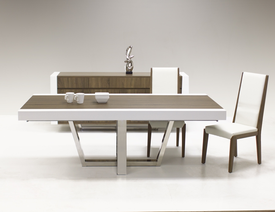 Aria Wood/Metal Extendable Dining Table