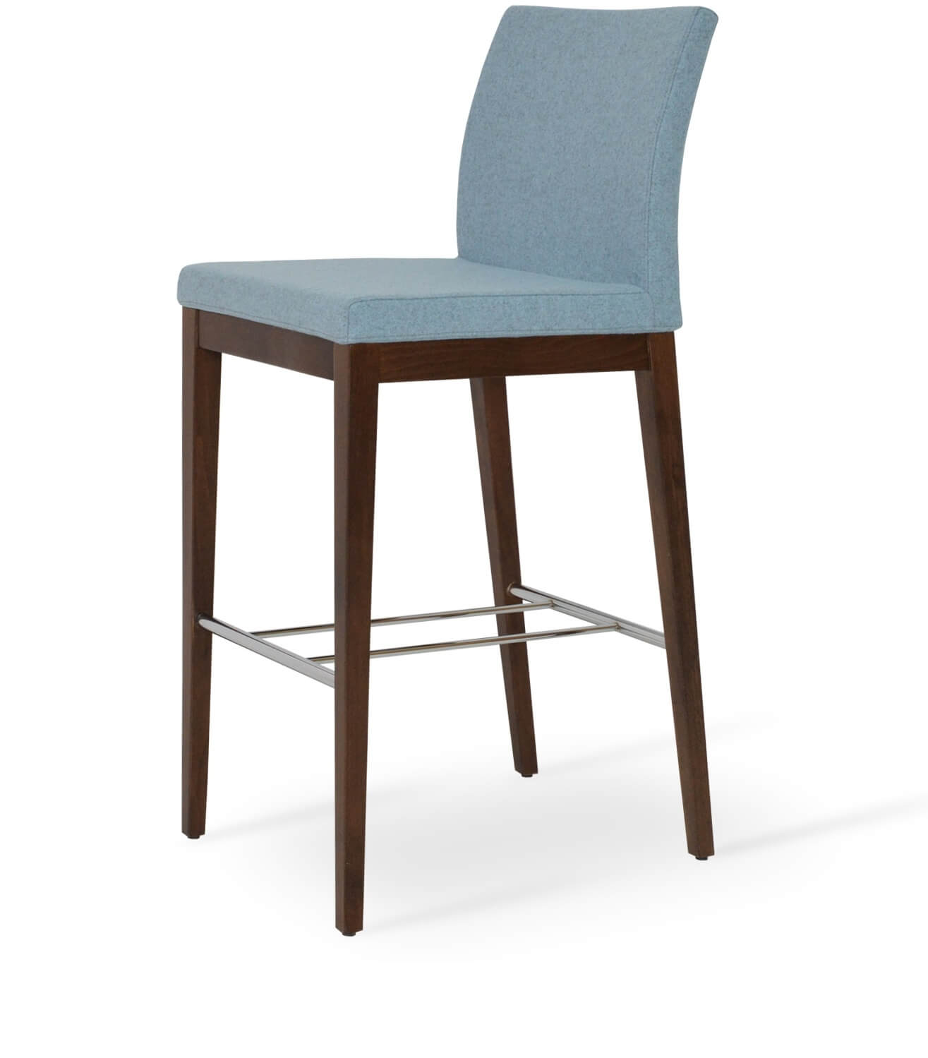 Aria Bar Stool w/Wood Base