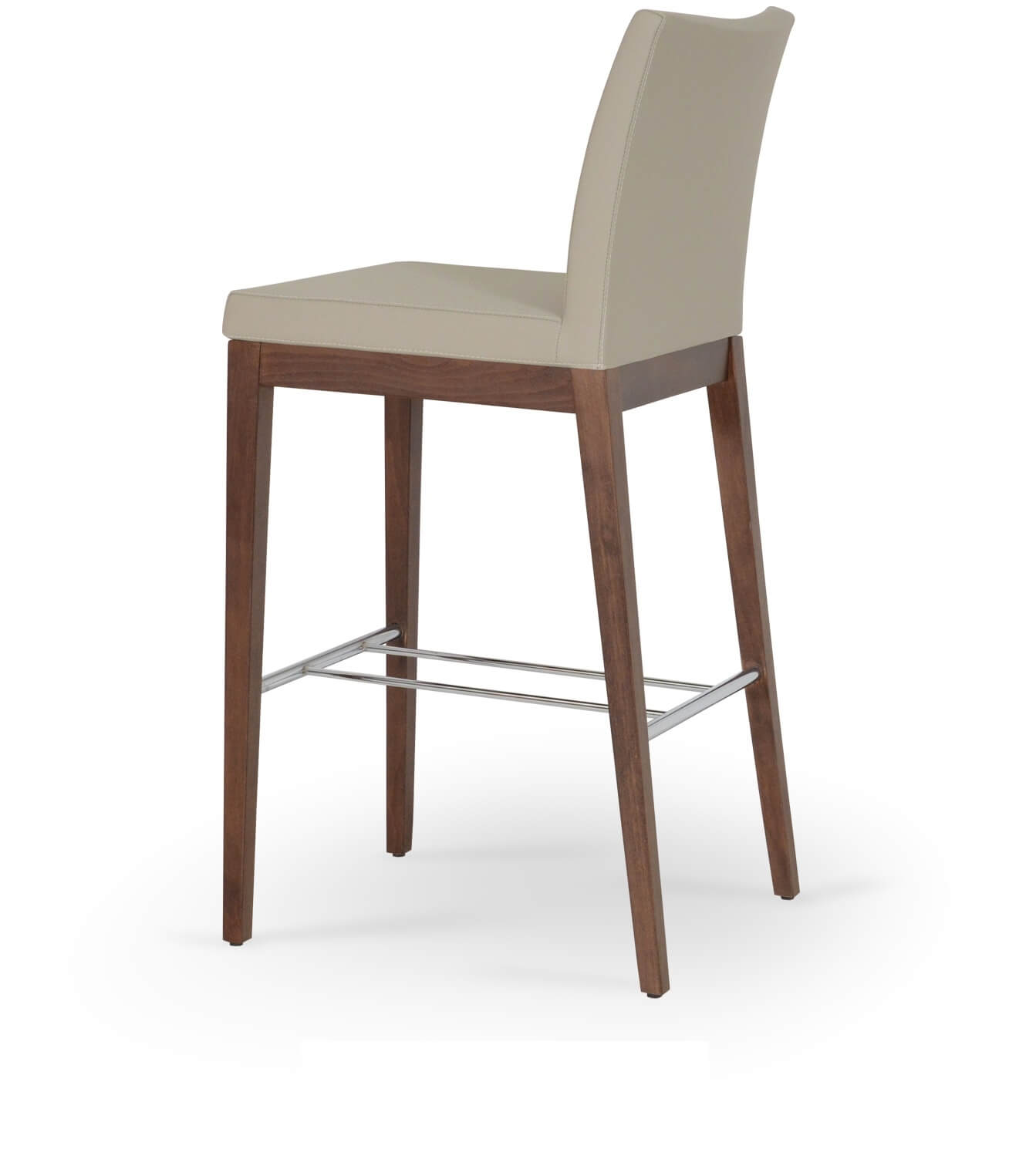 Aria Bar Stool w/Wood Base