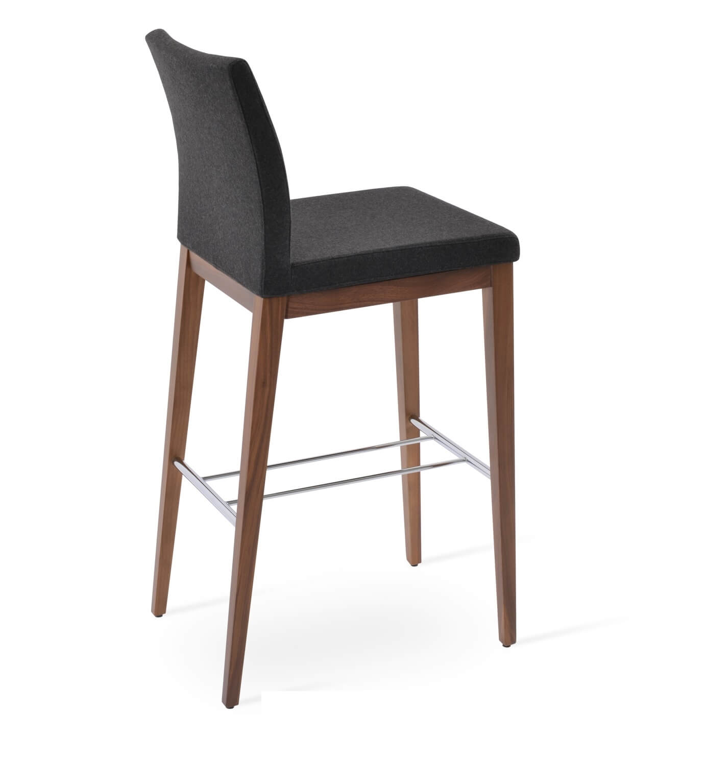Aria Bar Stool w/Wood Base