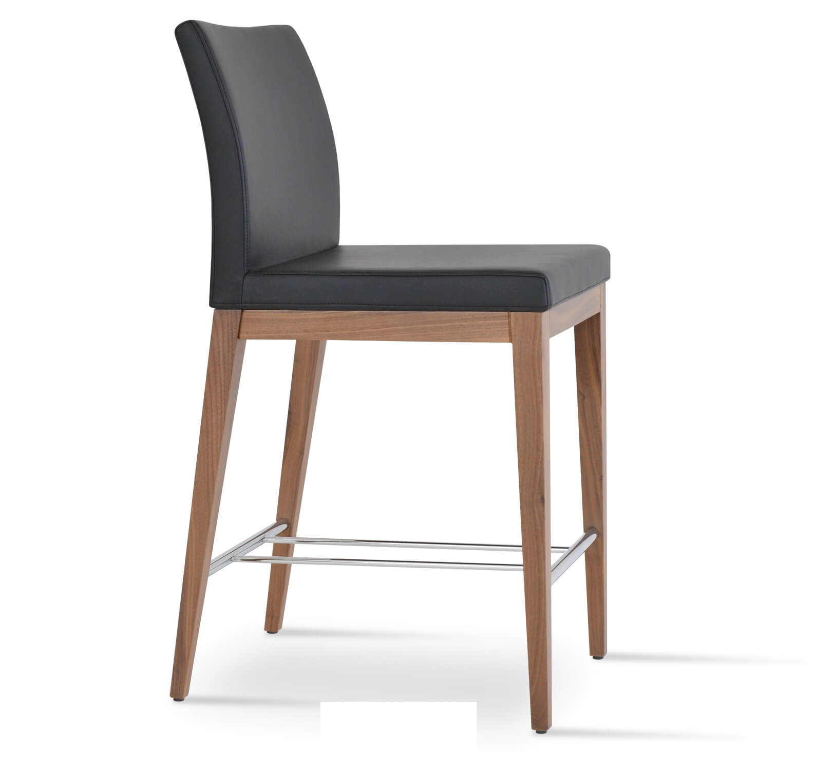 Aria Counter Stool w/Wood Base