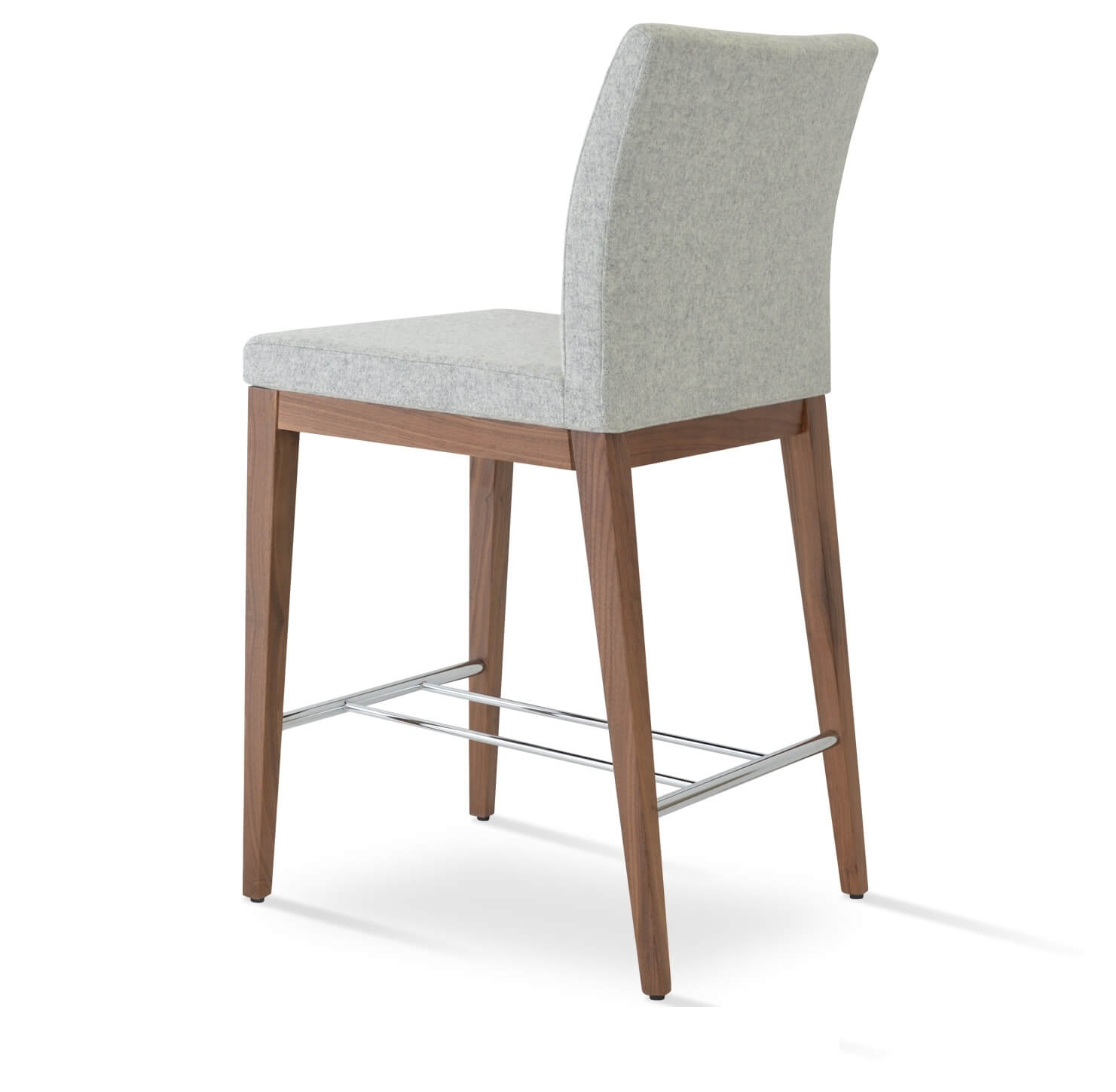Aria Counter Stool w/Wood Base