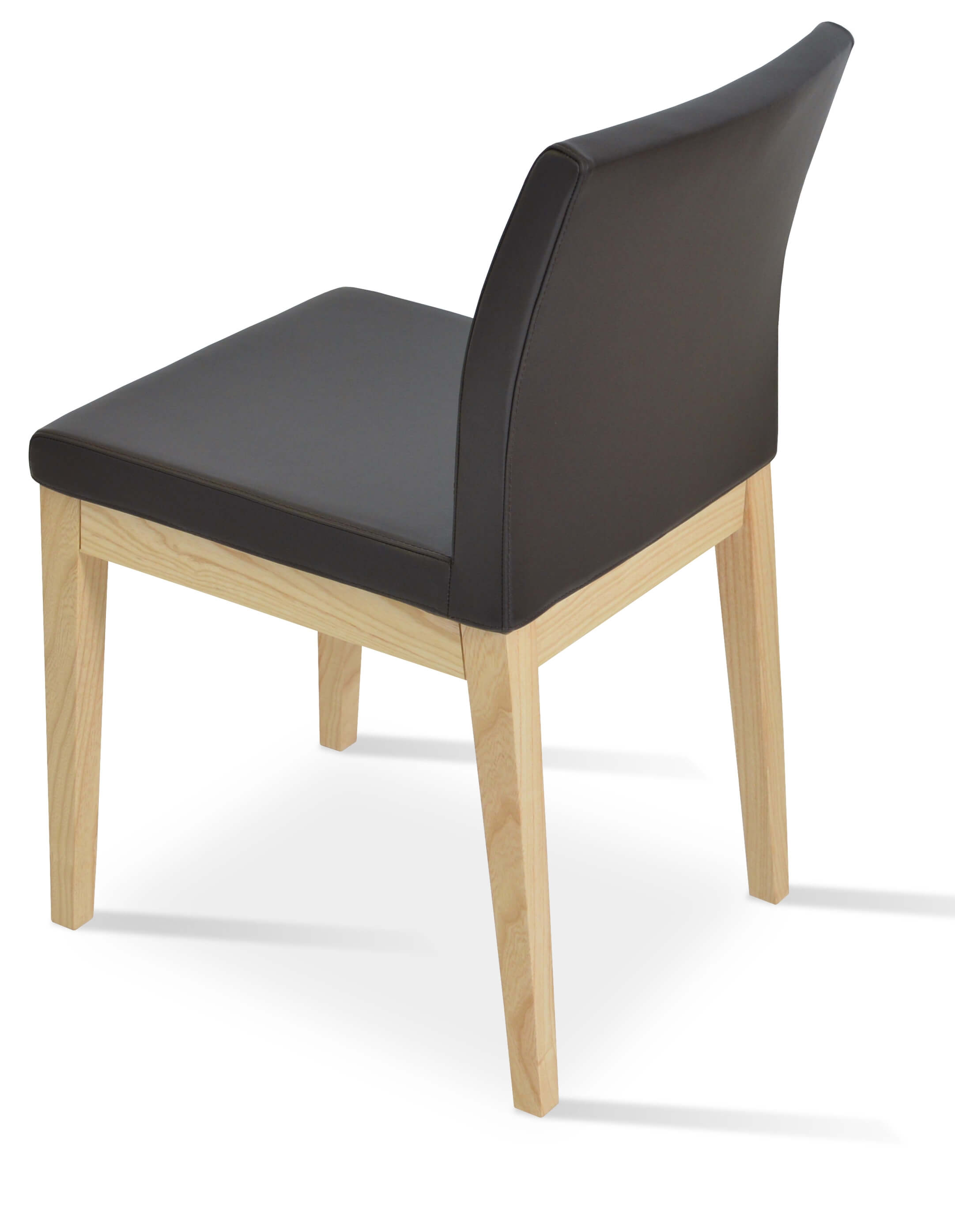 Aria Dining Chair w/Wood Base