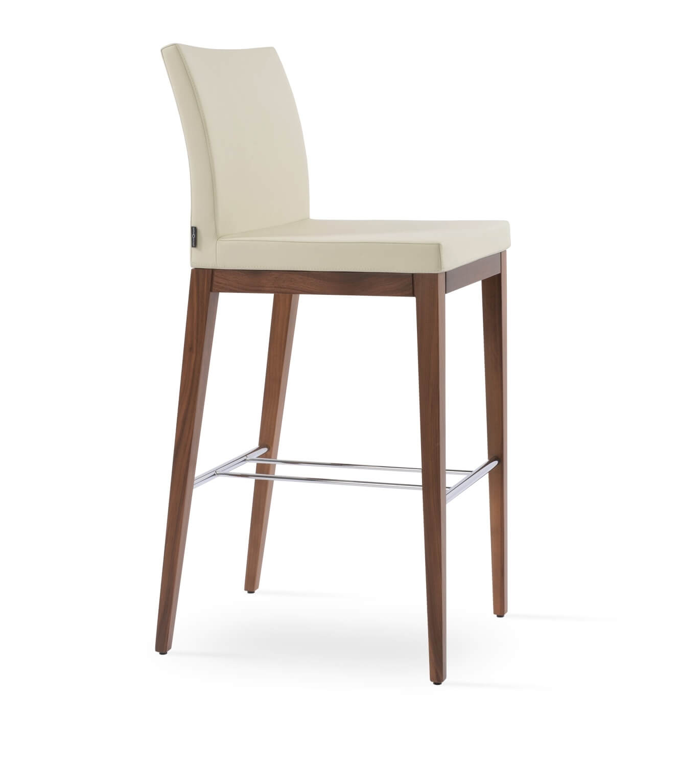 Aria Bar Stool w/Wood Base