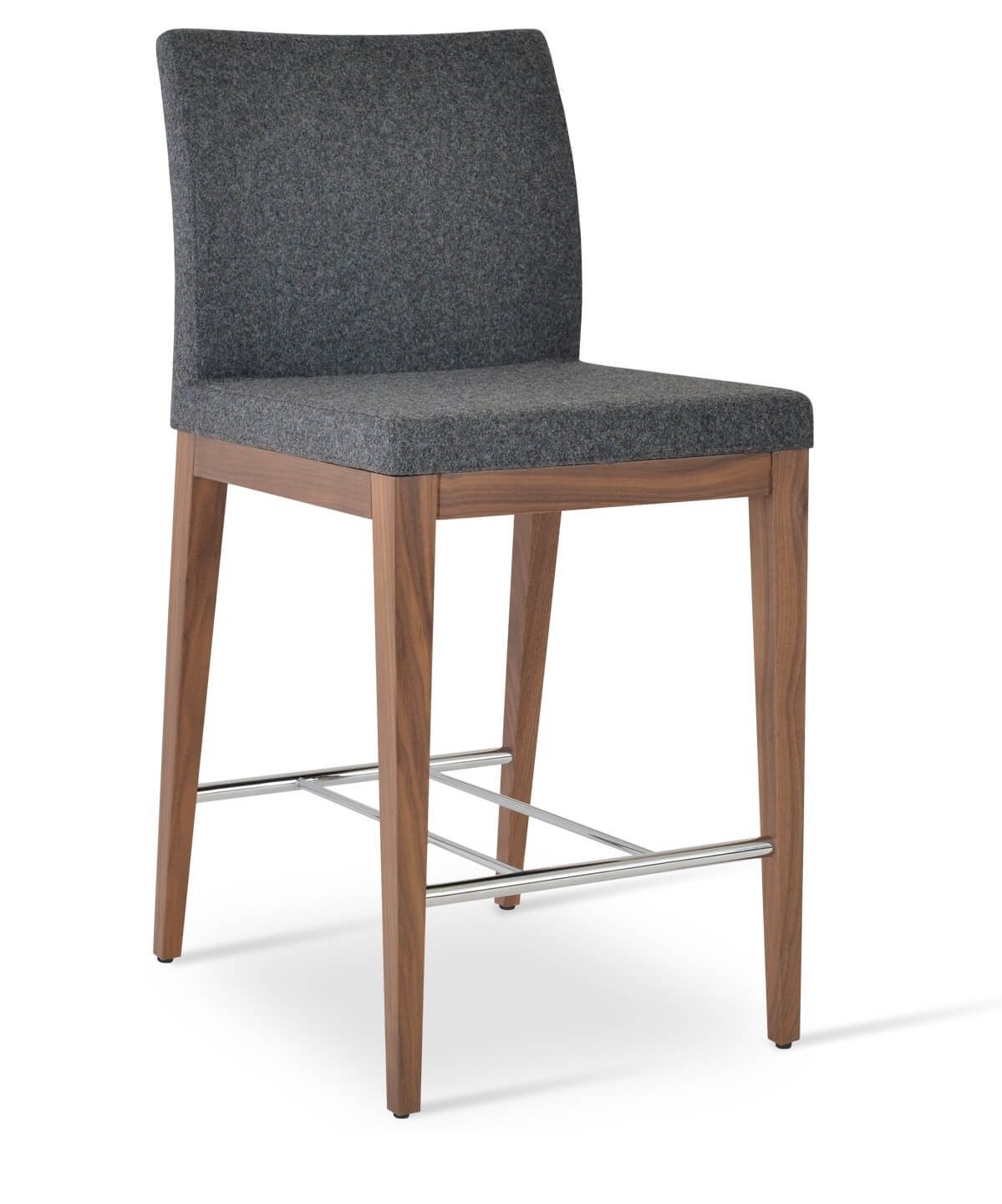 Aria Counter Stool w/Wood Base