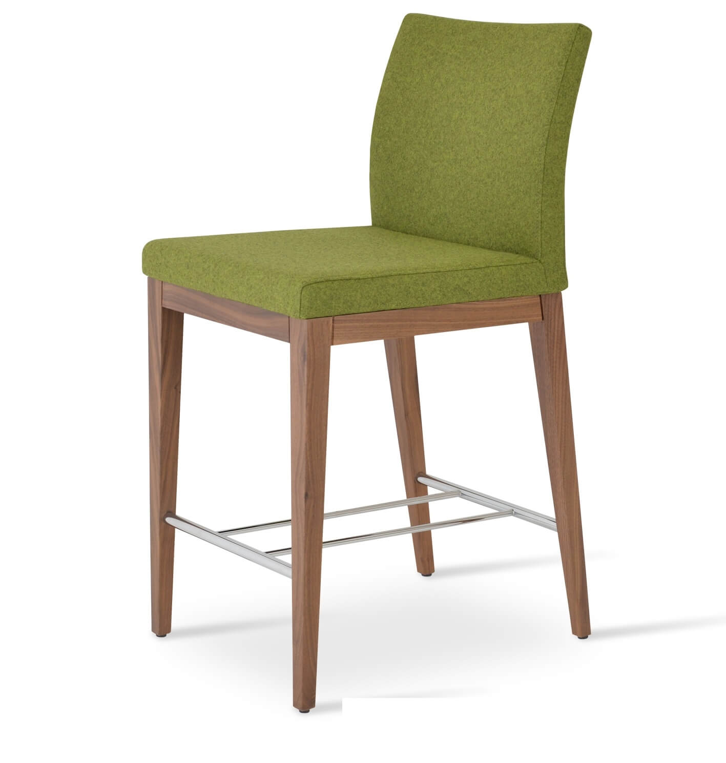 Aria Counter Stool w/Wood Base