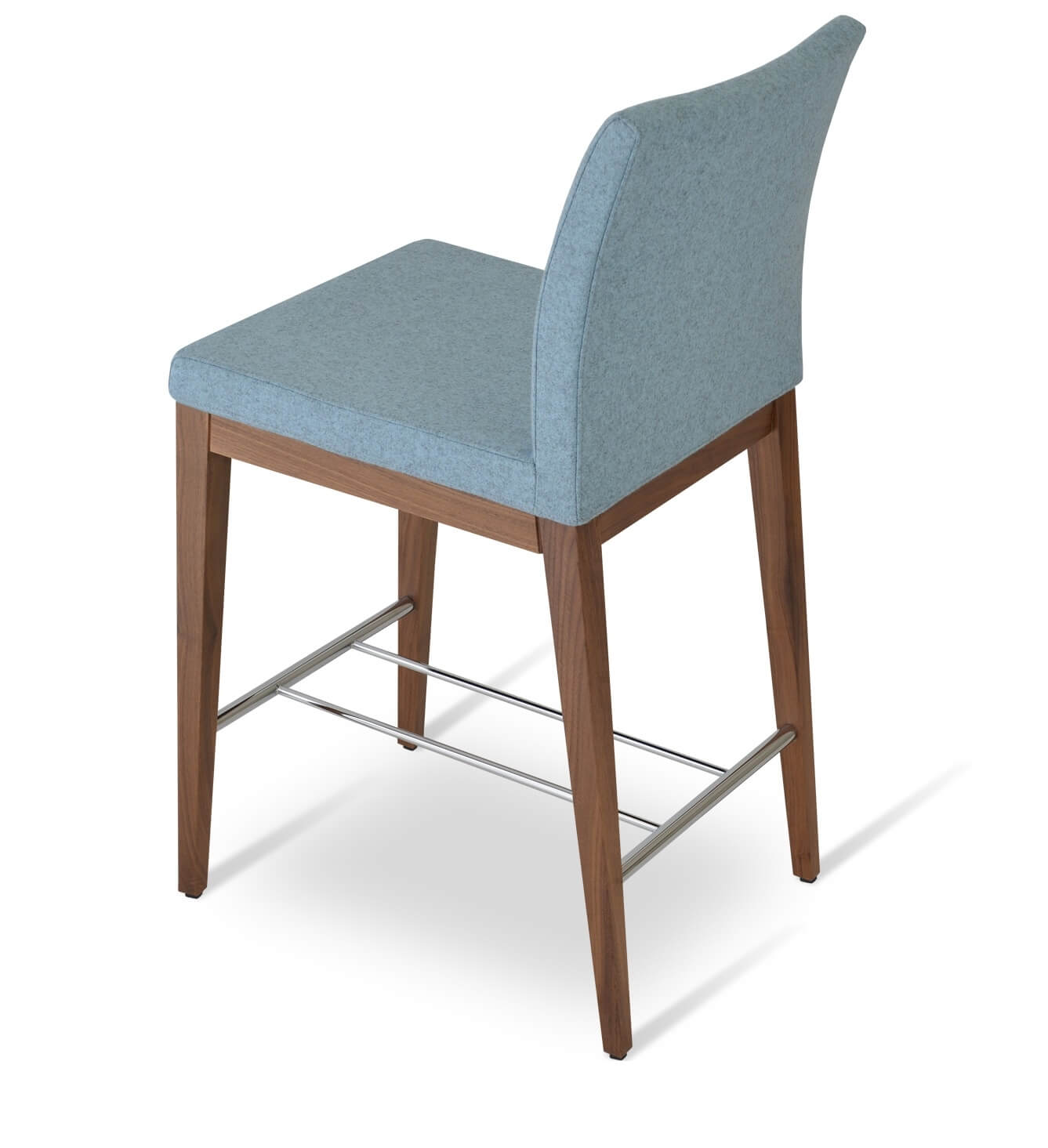 Aria Counter Stool w/Wood Base