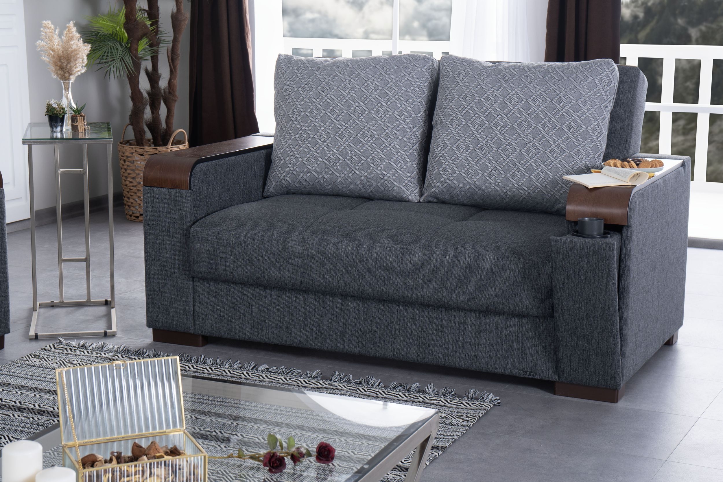 SM Ariana Fabric Convertible Living Room Set