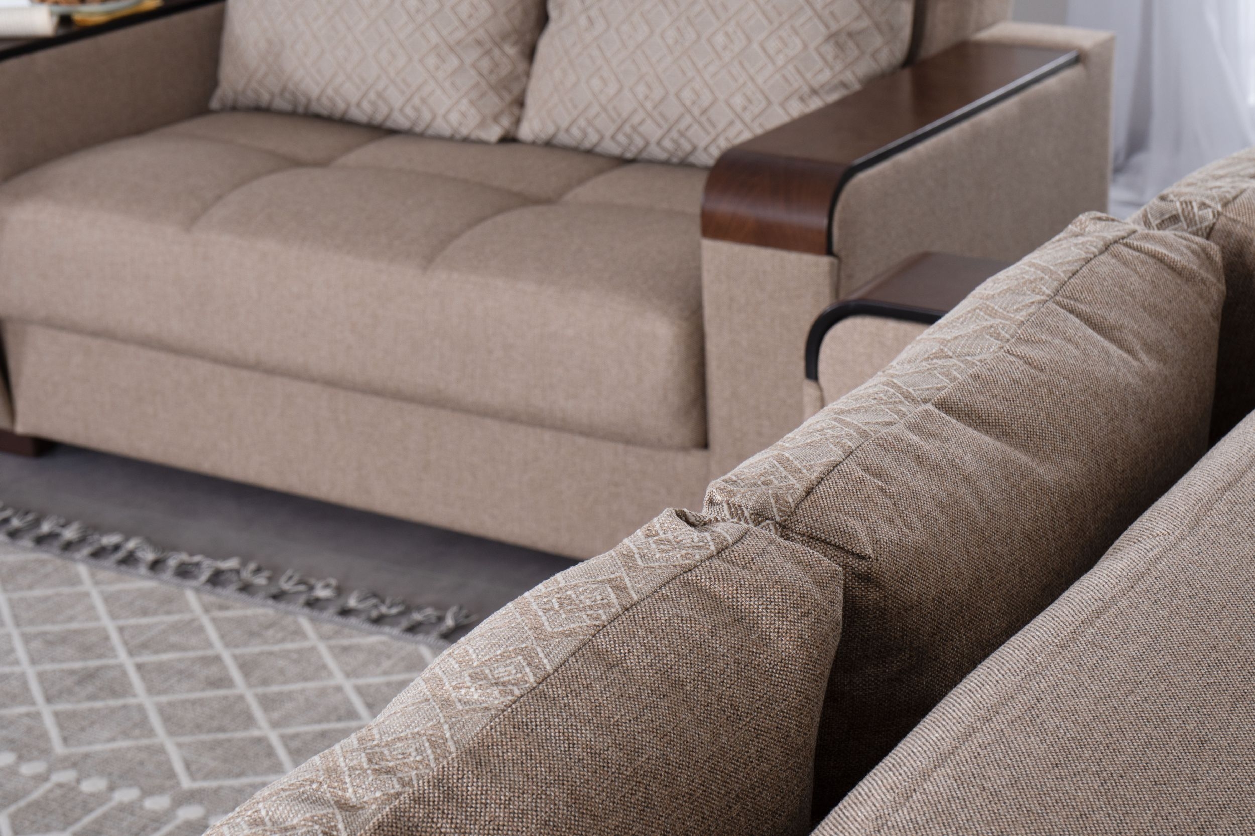 SM Ariana Fabric Convertible Living Room Set