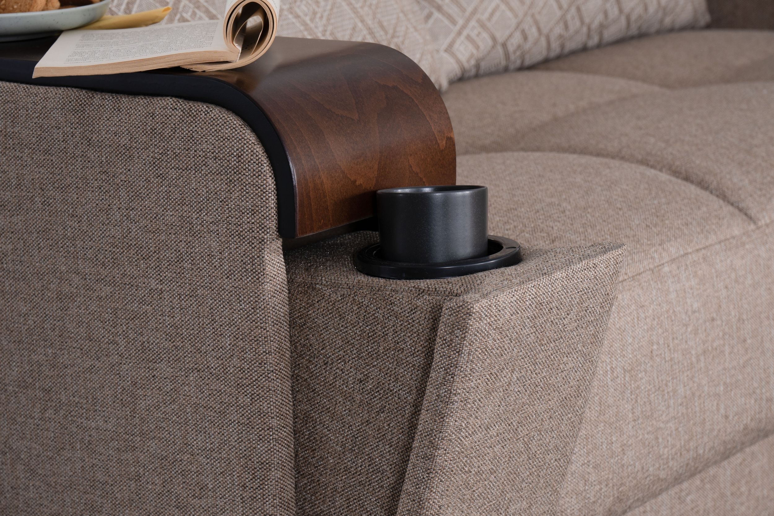 SM Ariana Fabric Sleeper Loveseat with Storage