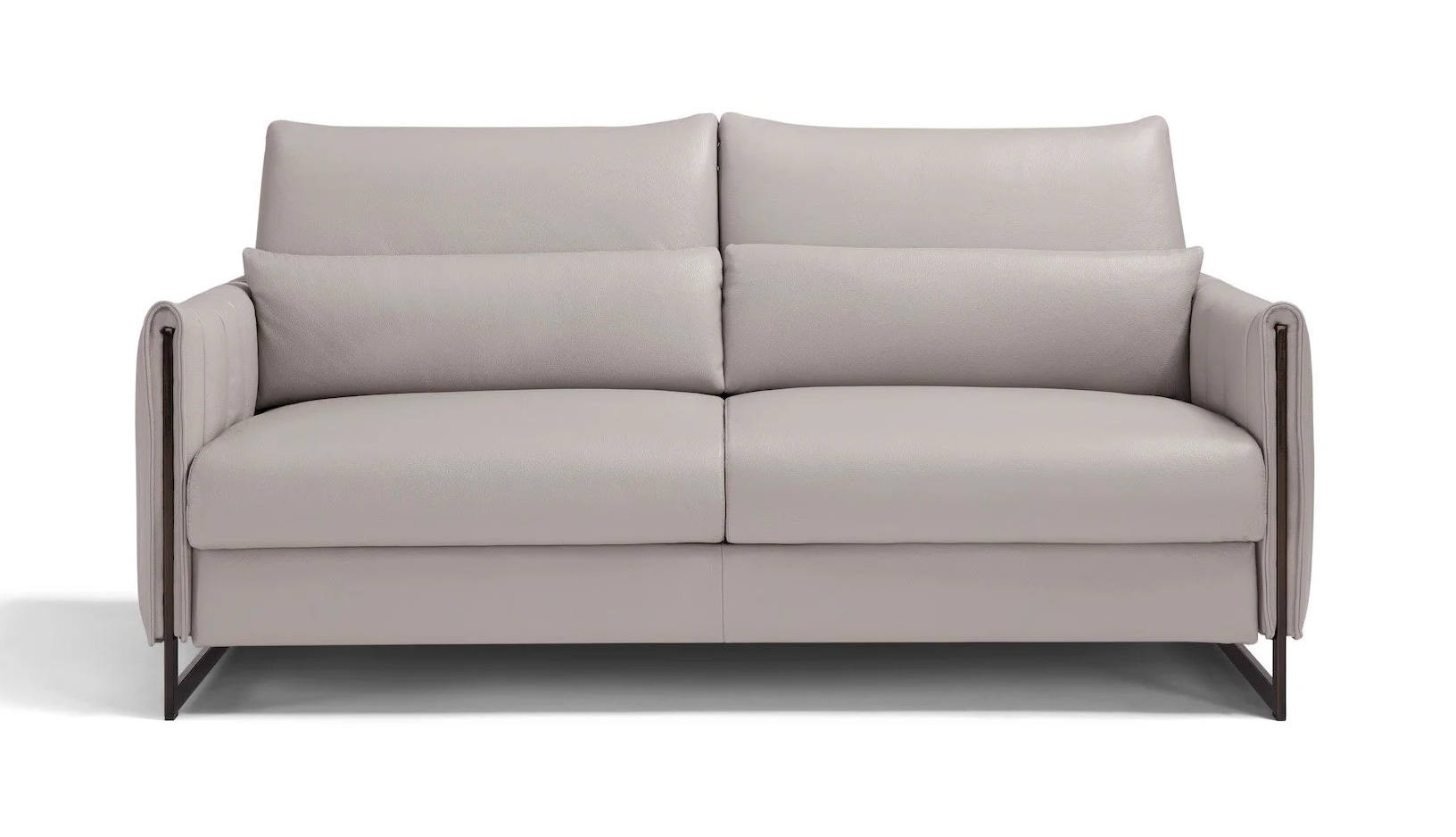 Ariel Leather Convertible Sofabed Customizable