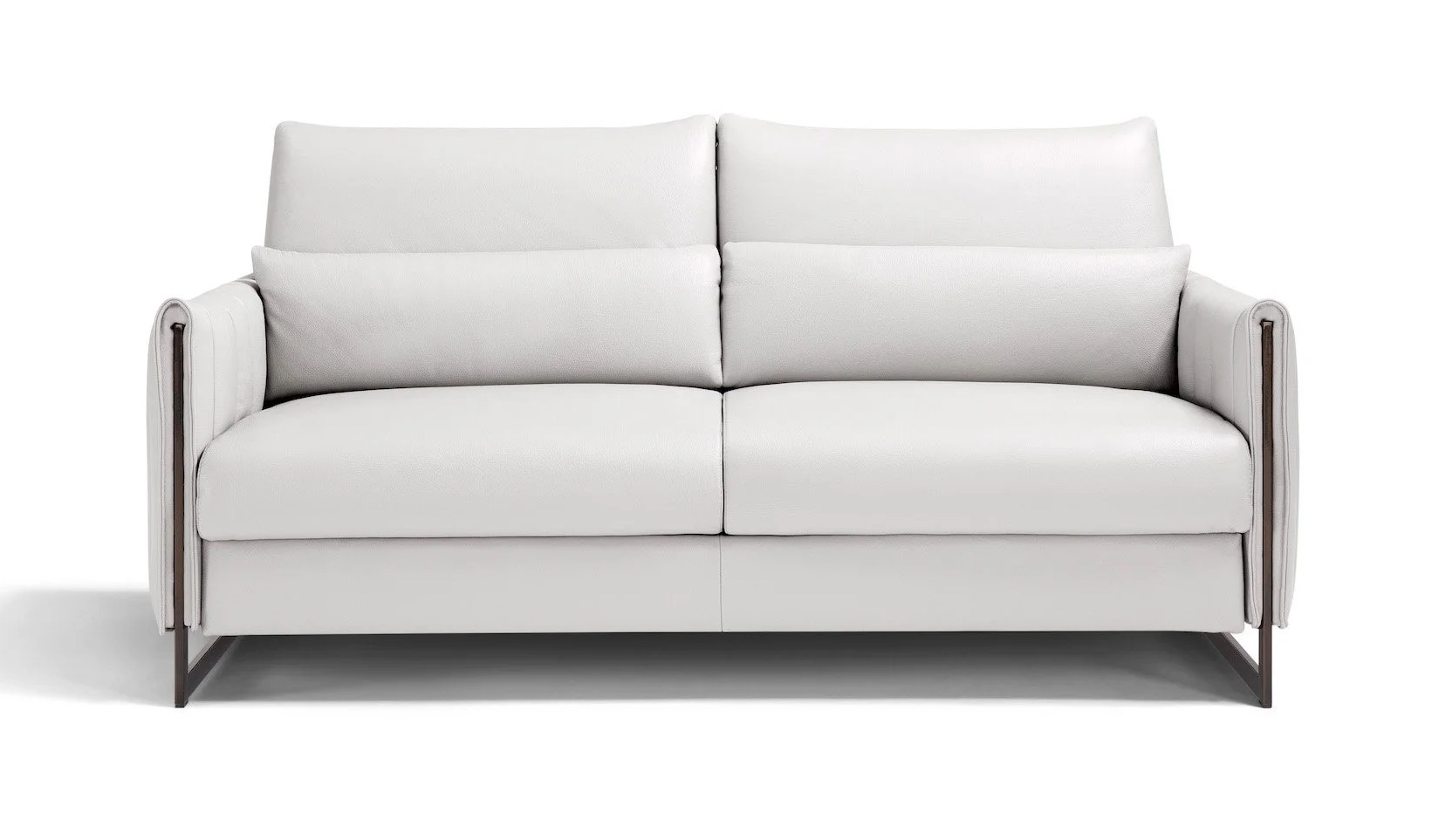 Ariel Leather Convertible Sofabed Customizable