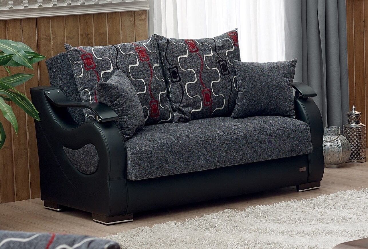 Arizona Fabric/Vinyl Storage Loveseat