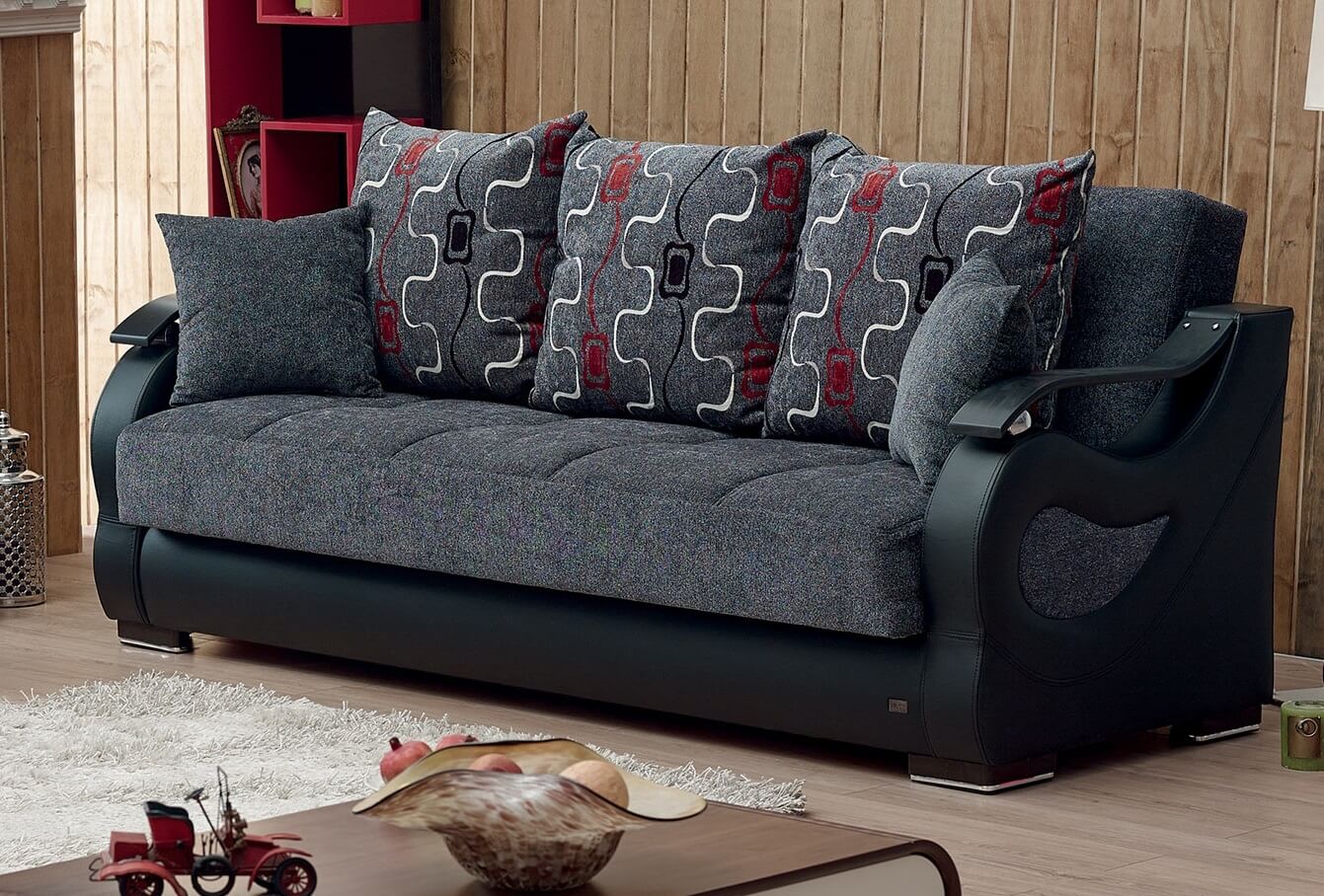 Arizona Fabric/Vinyl Storage Sofabed
