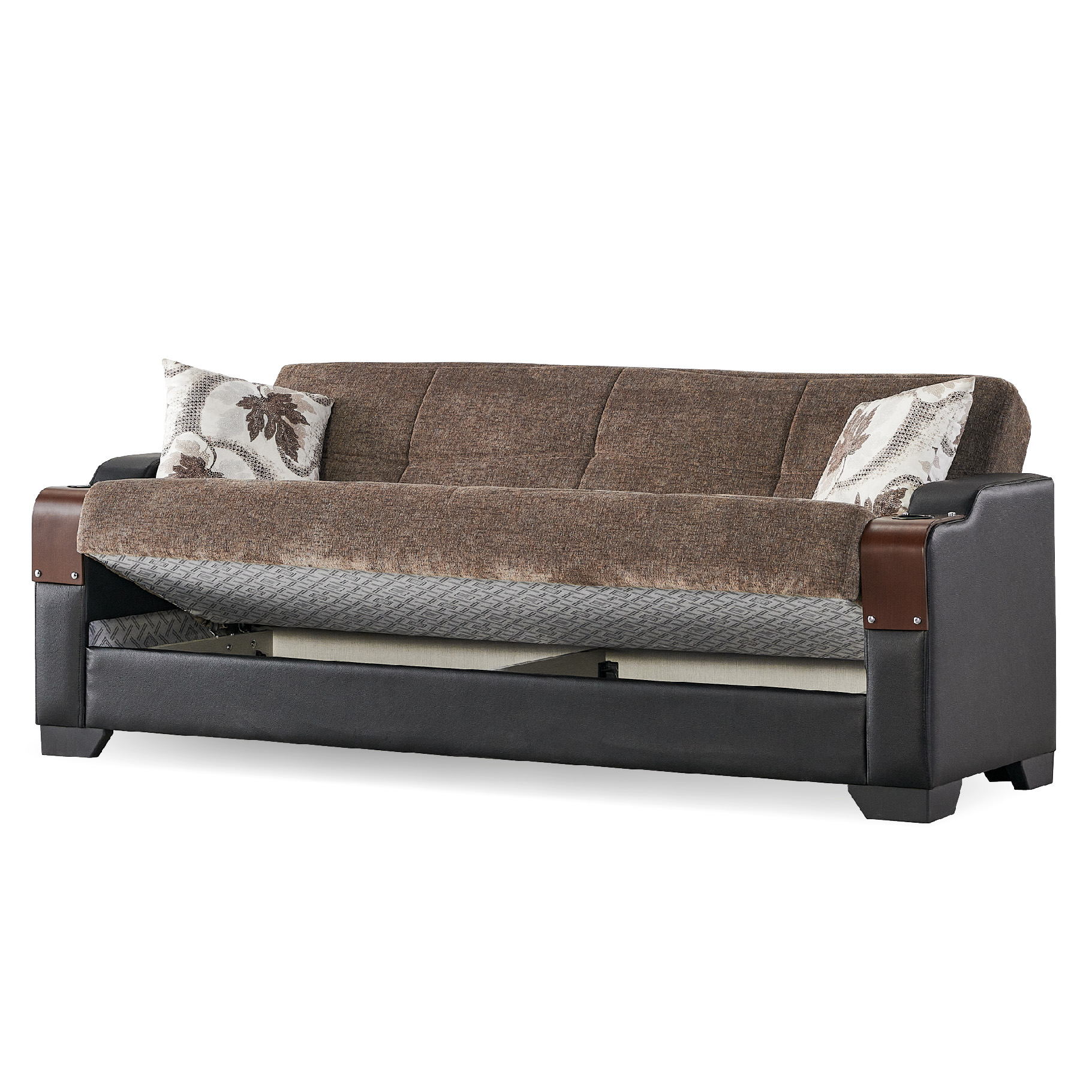 Arkansas Fabric/Leatherette Living Room Set