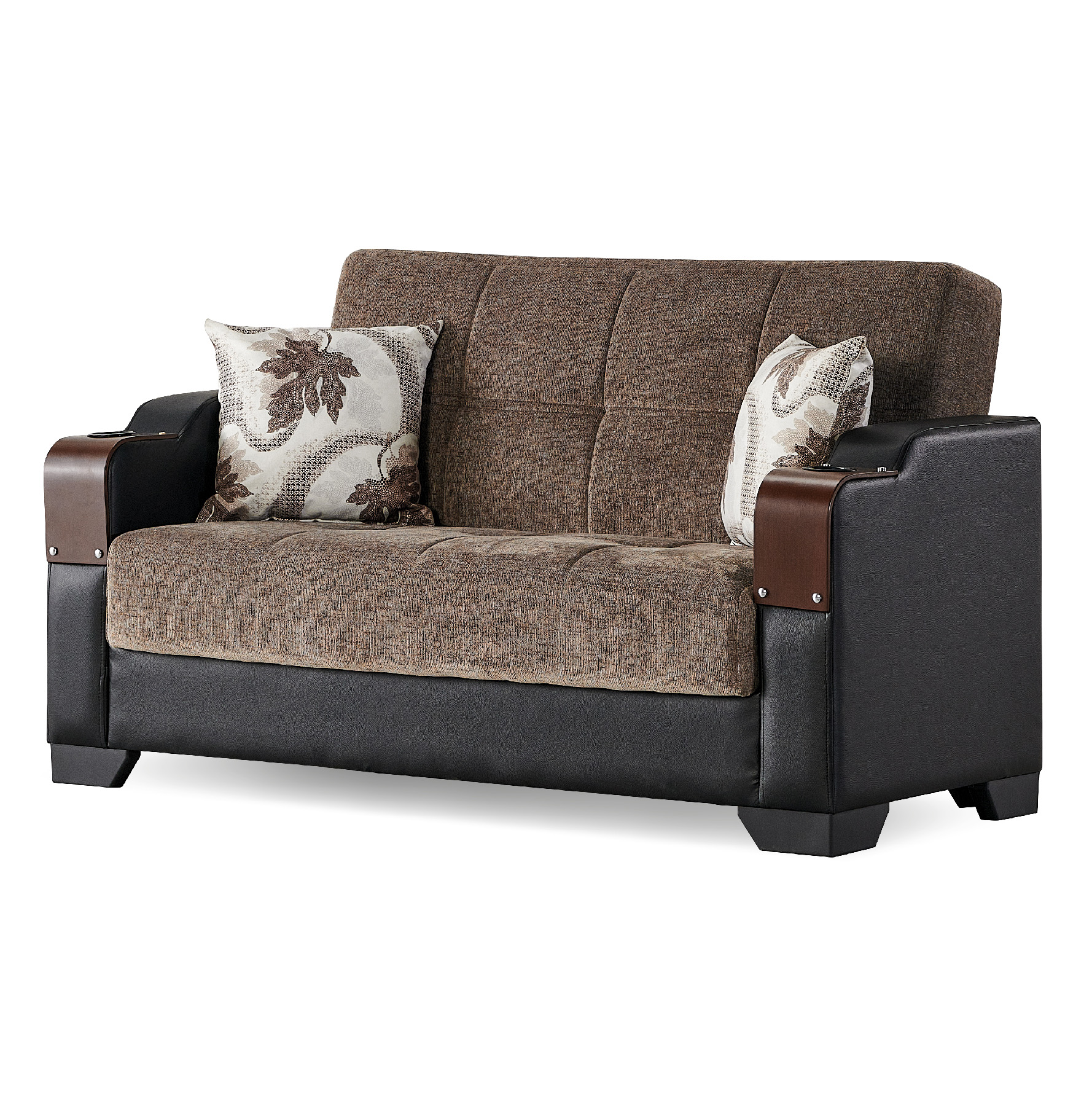 Arkansas Fabric/Leatherette Living Room Set