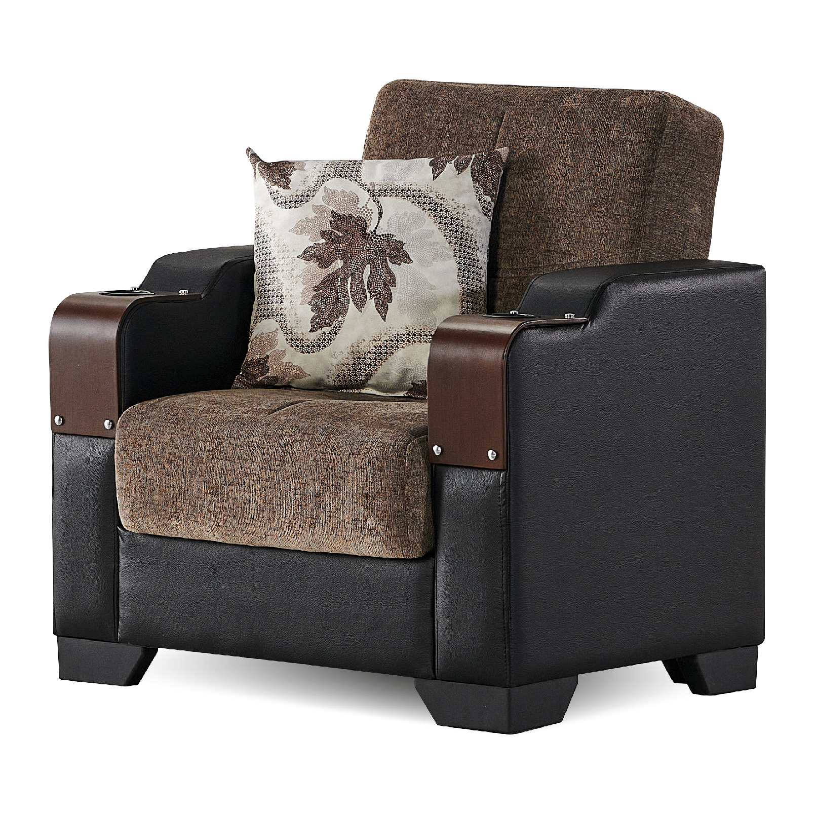 Arkansas Fabric/Leatherette Living Room Set