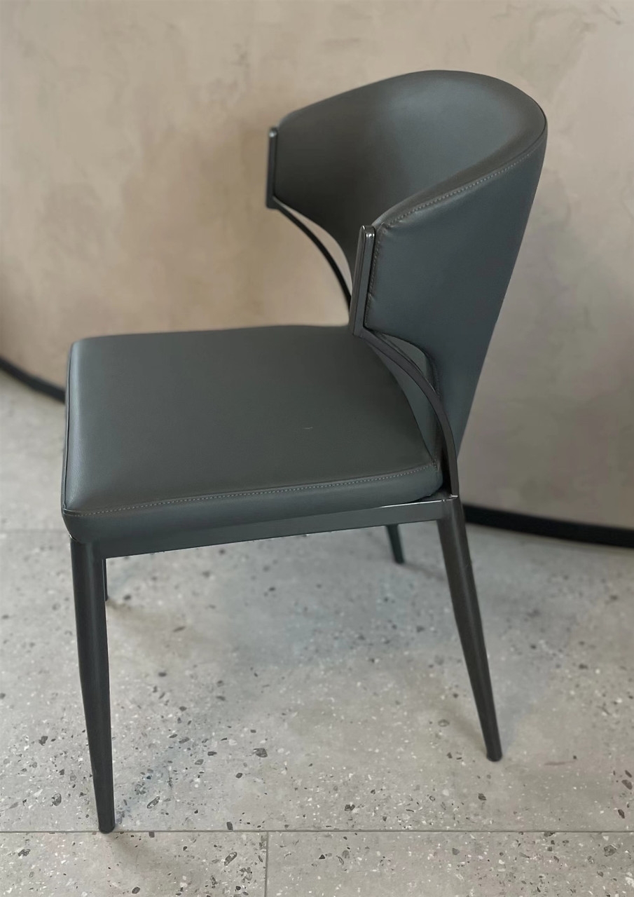 Arlo PU Dining Side Chair with Metal Legs