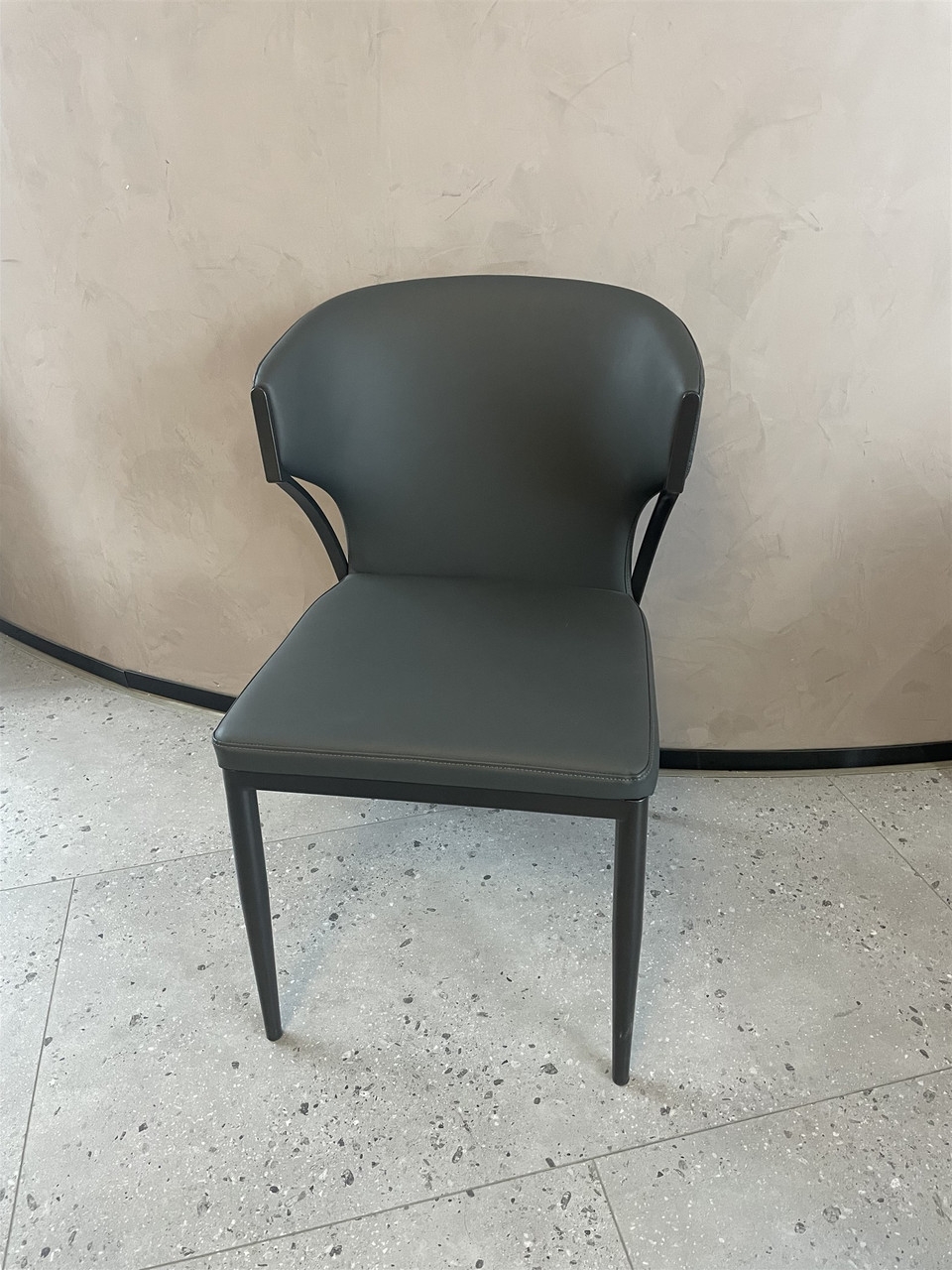 Arlo PU Dining Side Chair with Metal Legs