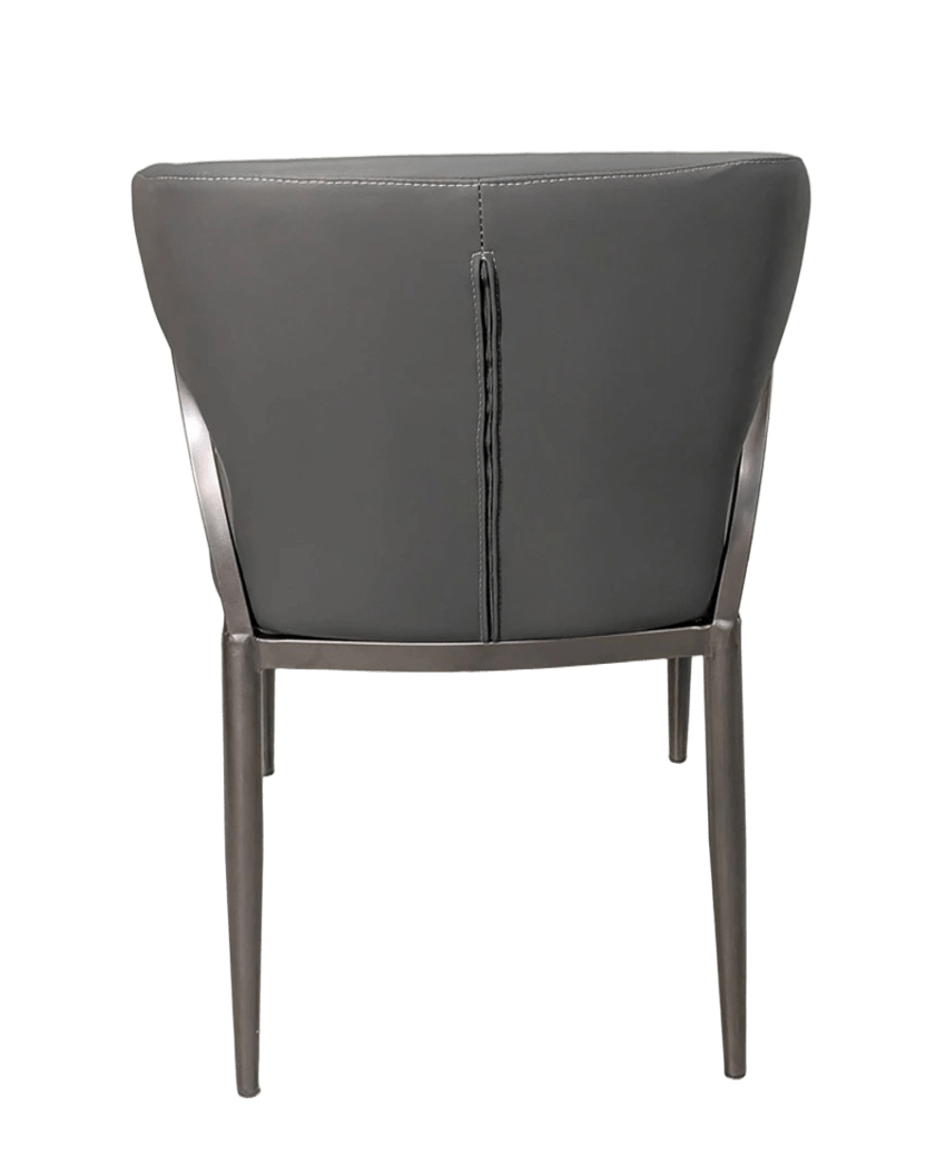 Arlo PU Dining Side Chair with Metal Legs