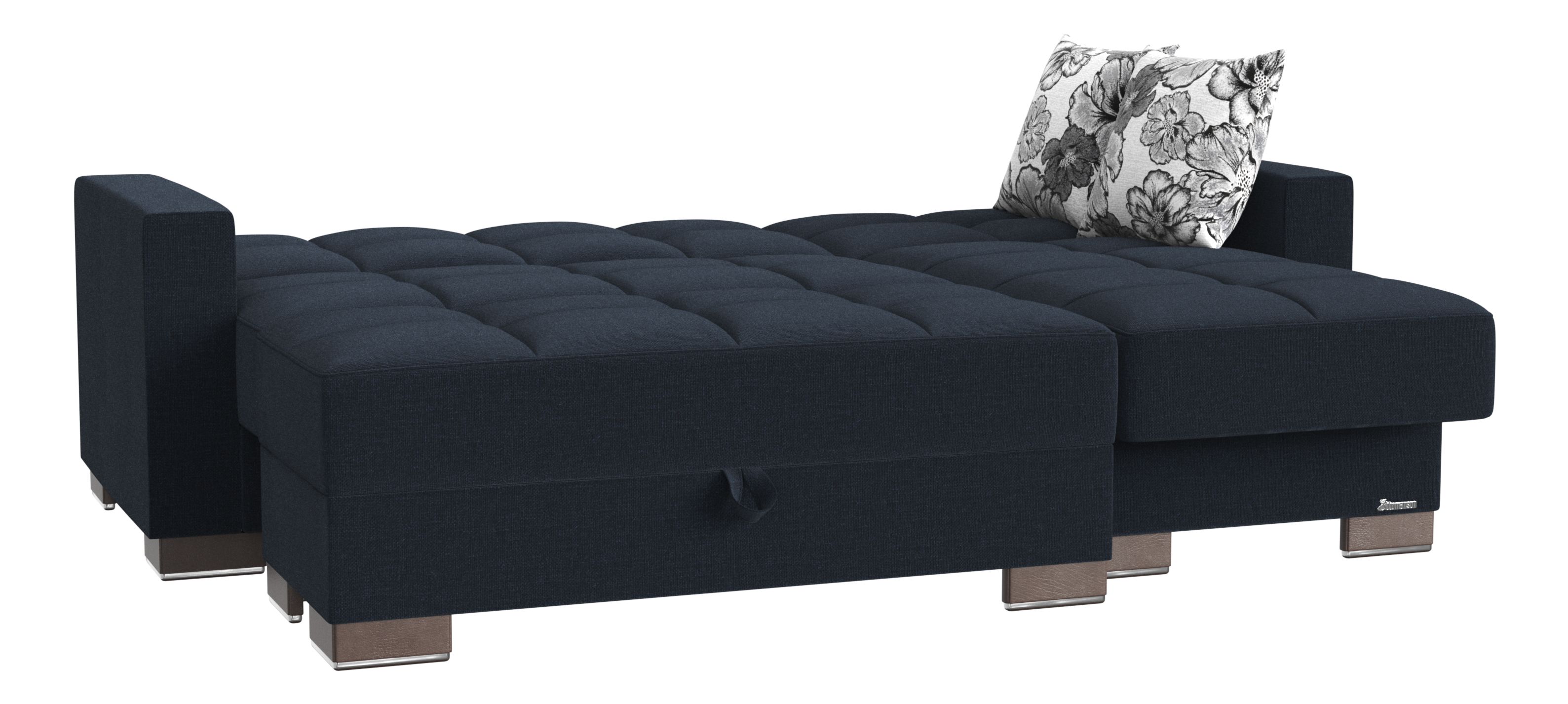 Armada Fabric Convertible L-Shaped Sectional Sofa