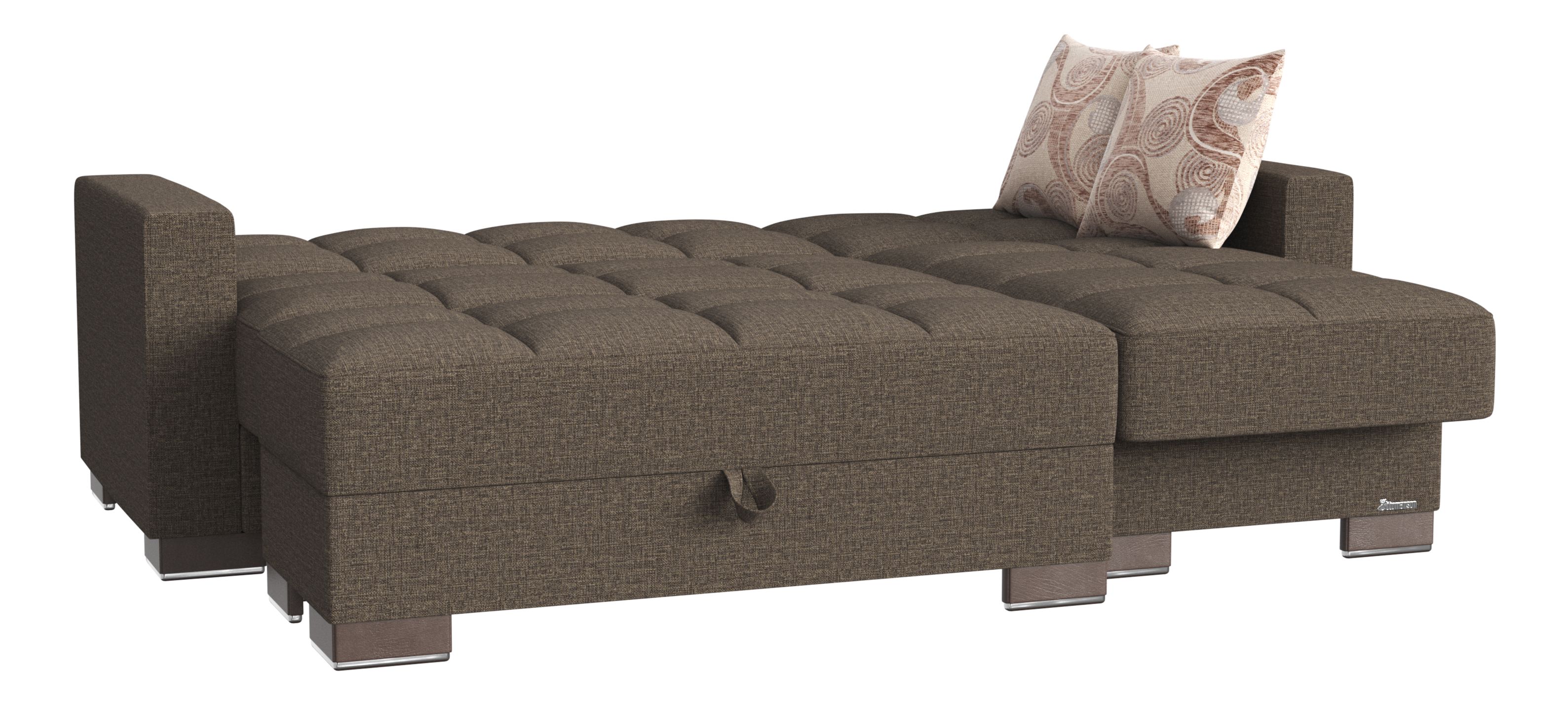 Armada Fabric Convertible L-Shaped Sectional Sofa